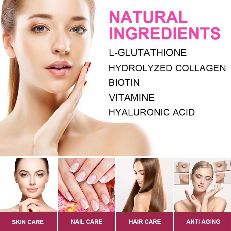 Glutathione Collagen Glow Anti-aging skin Whitening 30 To 120 Capsules for  Women | eBay