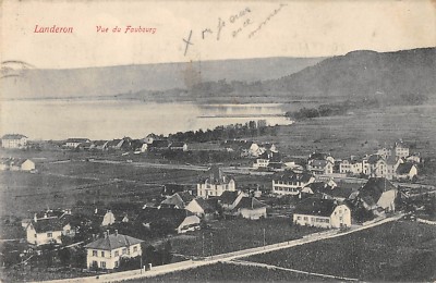 Postcard SWISS LANDERON VIEW OF FRIBOURG