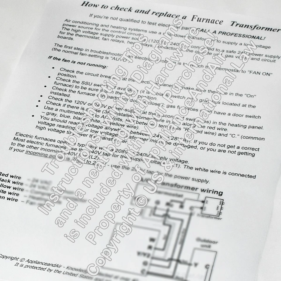 Amana Goodman Janitrol Transformer 115 / 24 Volt B1141605, Ships TODAY! - Image 4 of 4