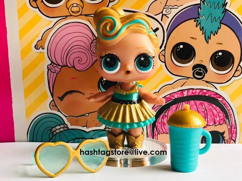 LOL SURPRISE SERIE 2 LUXE 24K GOLD BAMBOLA DOLL SPLASH QUEEN KITTY