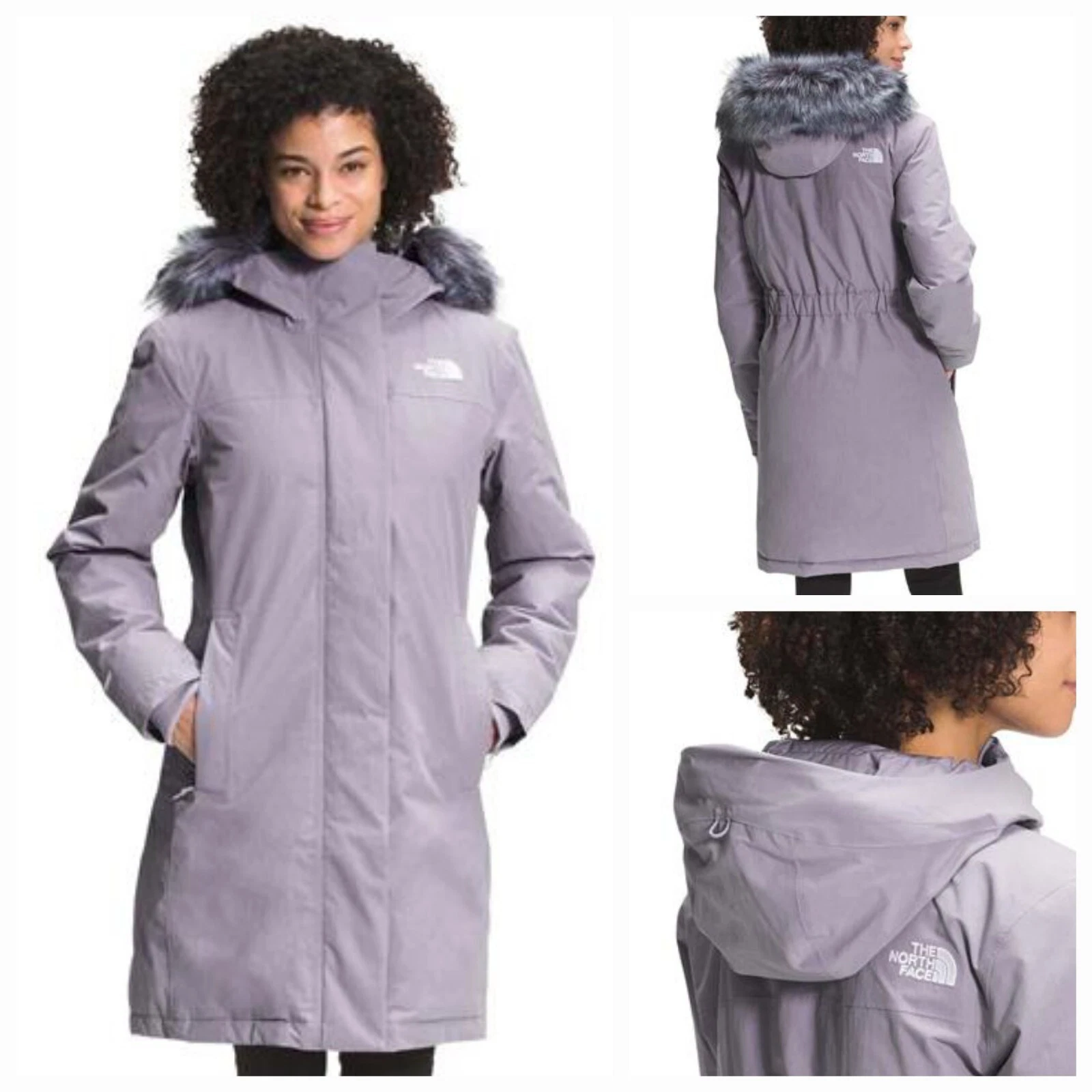 The North Face Arctic Women Waterproof Down Parka Lavender Plus Size 3X NEW $350