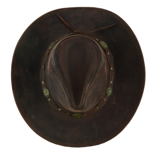 Deadwood Leather Western Cowboy Hat - Picture 11 of 36