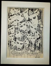 JoANNE SCHNEIDER (1919-1991) Original Limited Edition Lithograph 1950s SIGNED