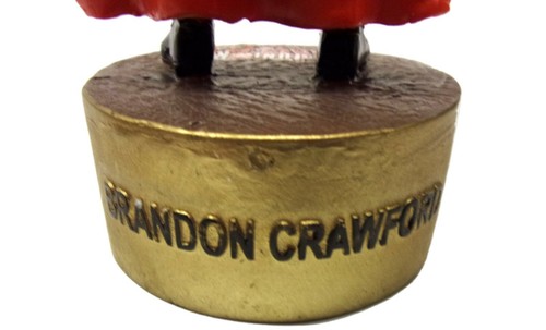 2016 JUNIOR GIANTS Brandon Crawford Bobblehead Figure In Original Box - Picture 7 of 7