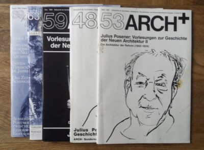 ARCH+ Plus / Vorlesung Zur Geschichte der Neuen Architektur I-V / Julius Posener