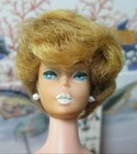1962 JAPAN~"WHITE GINGER ASH BLONDE BUBBLECUT BARBIE"~#850~*MINT* BOX~OSS~ STAND