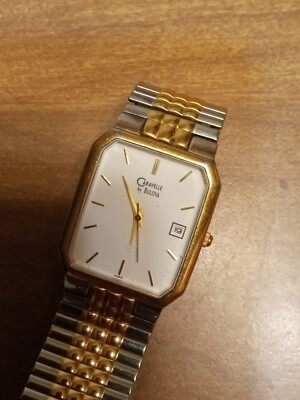 Vintage Caravella By Bulova Wristwatch Nice Need Battery Japan