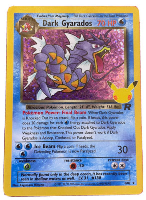 Pokémon - Dark Gyarados Holo Celebrations CEL TR 8 - NM EN - PKM TCG