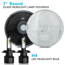 For 1962 1965 1969 Jeep Universal Truck Sealed Beam Headlights H4 Bulbs H6024