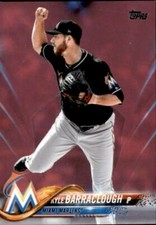 Kyle Barraclough 2018 Topps Update Mother Day Pink Parallel Card #US15 17/50