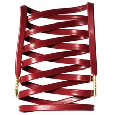 LitLaces - Luxury Leather Shoelaces Metal Aglet Tips | Jordan 1 | Balenciaga