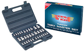 VIM Tools VIM-TMS34PF TORX MASTER 34PC ST W/BLUE CSE
