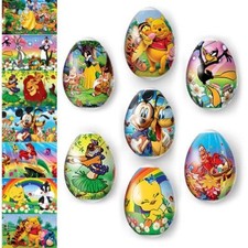 Heat Shrink Wrap Sleeve Decoration Sticker Easter Egg Wraps 7 Eggs Kids Disney