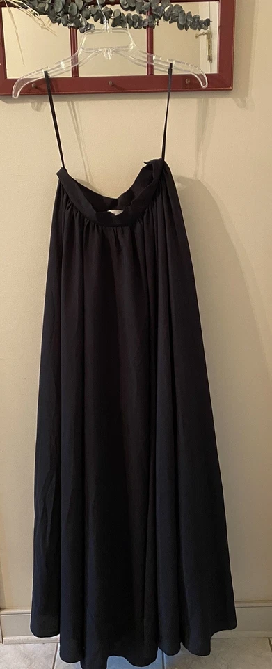 Maxi Falda Formal Fame & Partners Mujer Negra En Capas Talla 6 ¡Dramática! Foto 2 de 4