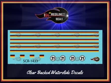 1/64 "GERMANY" Racing Stripes Decal Set SCR-1433
