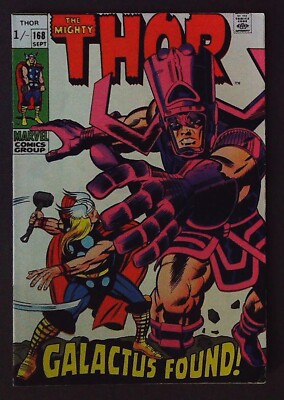 THOR #168 (1969) - Origin of Galactus - FN Plus (6.5) - Back Issue