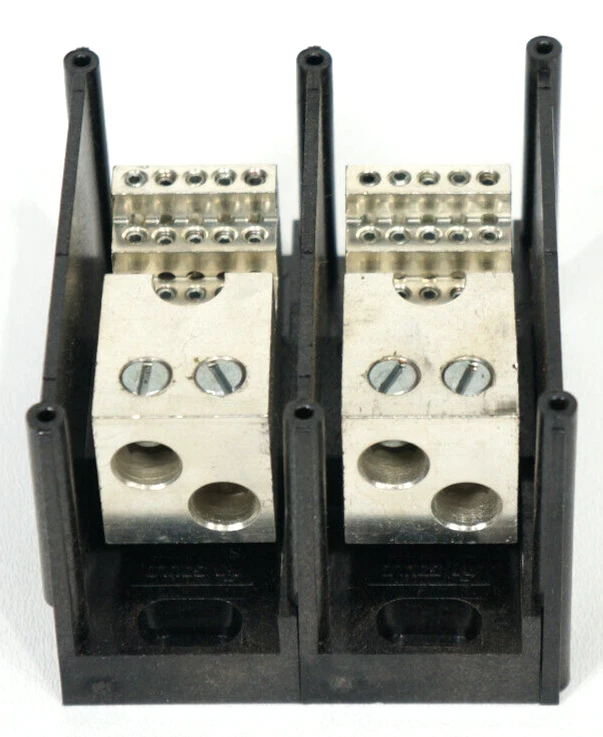 2 Pole Power Distribution Terminal Block 2/0 1/0 4 8 15 Position 10 12 14 AWG - Image 3 of 4
