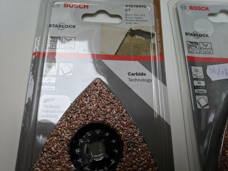 3 units of genuine Bosch ( AVZ 78 RT2 CT (abrasive) Starlock - Bild 4 von 4
