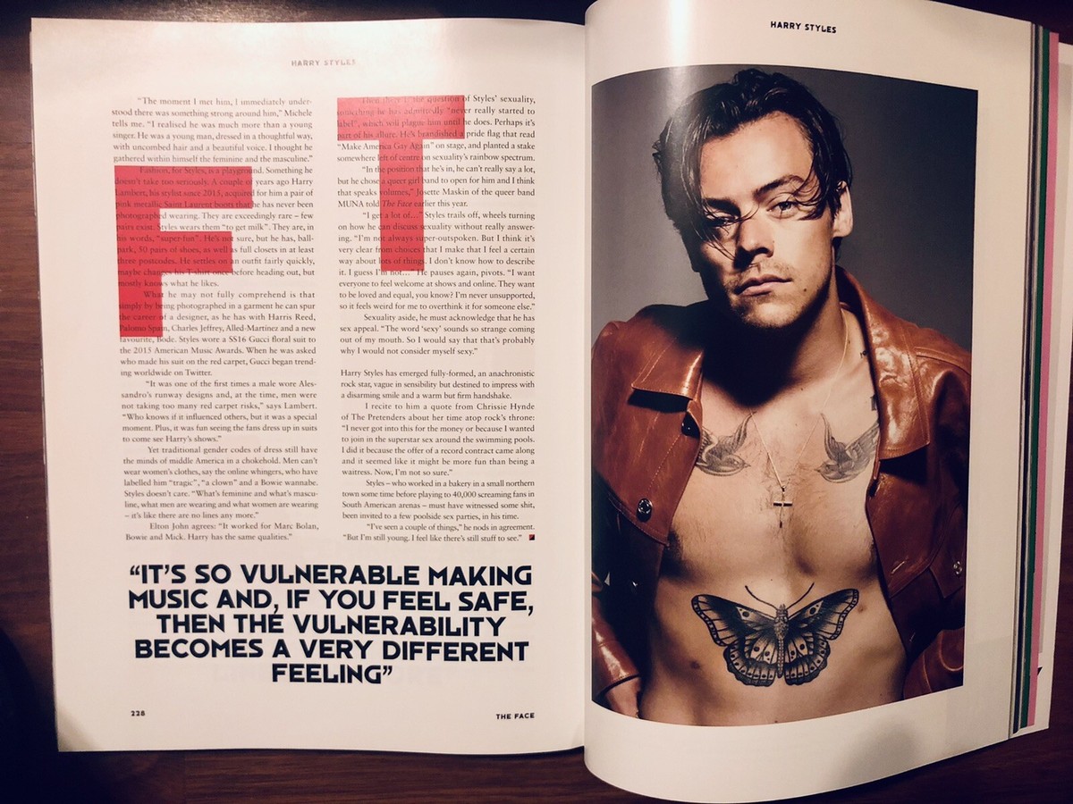 Harry Styles THE FACE Magazine VOL. 4 007 | eBay