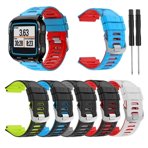 Cinturino Cintura per Garmin-Forerunner 920XT Braccialetto Silicone Durevole - Foto 16 di 23
