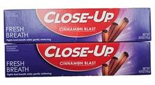 CLOSE-UP Cinnamon Blast Toothpaste 6oz ( 2 tubes ) __