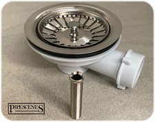 Belfast Sink Strainer Waste for Ceramic Sink with 90mm Hole Sink Plug Drain