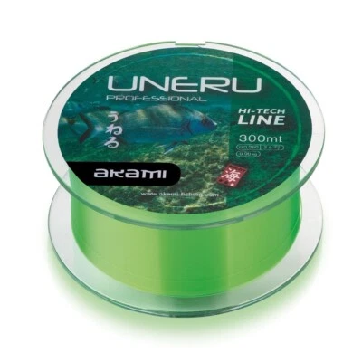 Lenza da pesca nylon Akami Uneru per grosse prede - 600mt-carico 7,65 kg-0,204mm