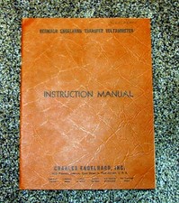 Hermach Engelhard Transfer Voltammeter Instruction Manual Charles Engelhard Inc.