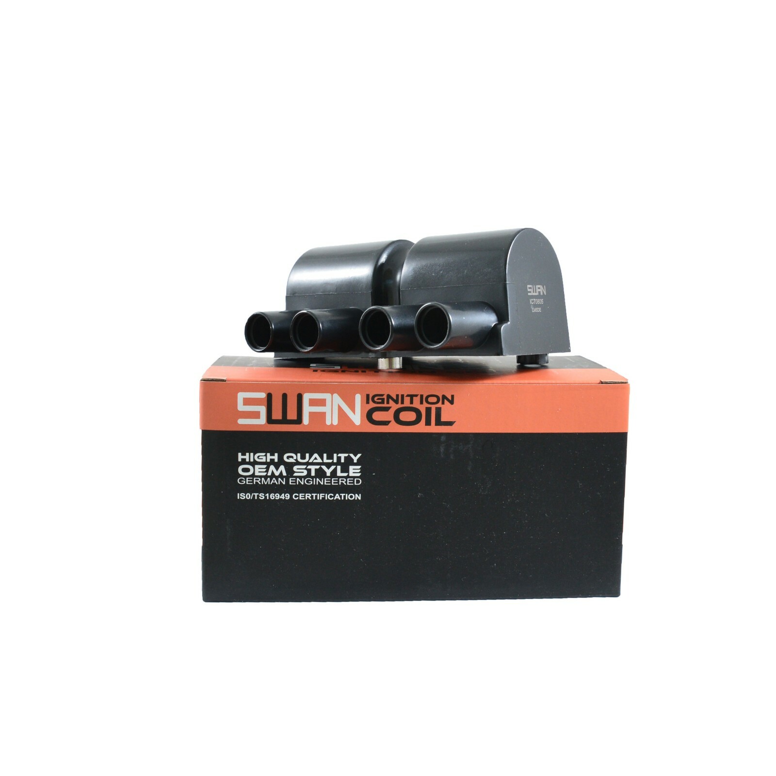 4x NGK Spark Plugs w/ Swan Ignition Coil Pack for Holden Captiva CG