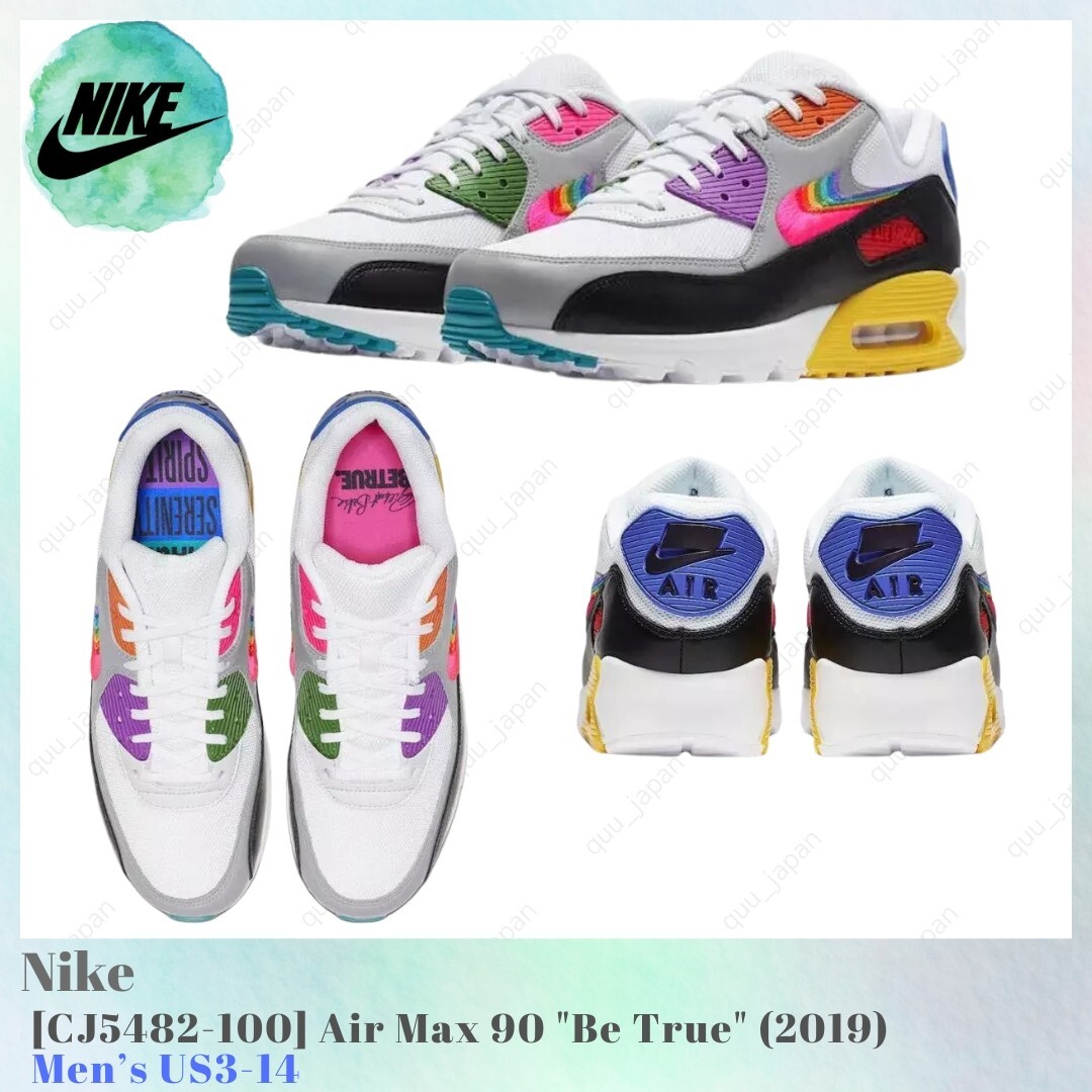 m*f様 Air Max 90 BE TRUE ホワイト/マルチカラー/ブラック Size 10 - Nike Air Max 90 Be True for sale online | eBay