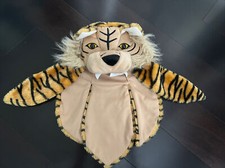 Boys Girls Plush Faux Fur Animal Fleece TIGER Stuffed Head Hat Costume