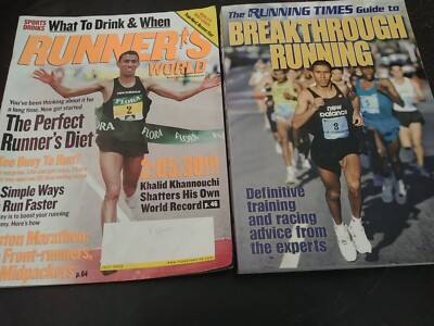 KHALID KHANNOUCHI World Record Runner's World Mag 2002 Breakthrough Running Book