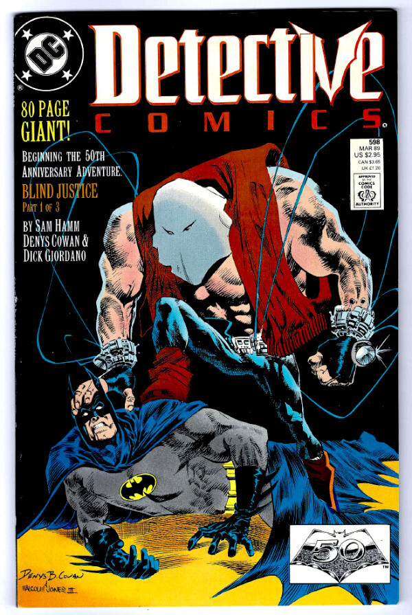 DETECTIVE Comics #598 in NM- a 1989 DC comic w/ BATMAN & Robin