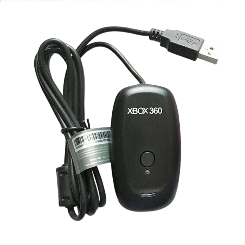 Adattatore ricevitore gioco controller wireless PC per Microsoft XBOX 360 - Nero - Immagine 4 di 4