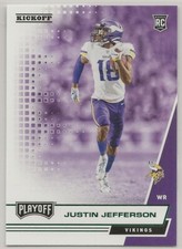 2020 Playoff Football Green Kickoff Parallel U-Pick from Drop Down List