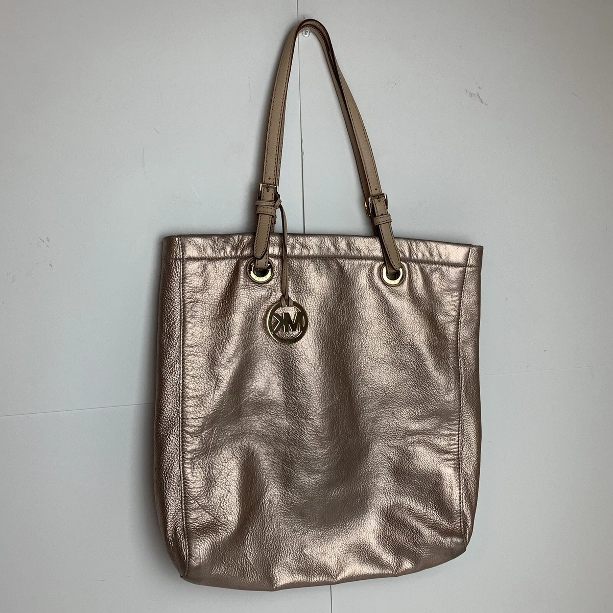 Rose gold michael kors purse sale