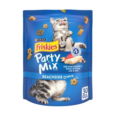 Purina Cat Treats, Party Mix Beachside Crunch  30 oz. Pouch
