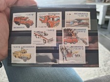 Timbres Pompiers Nicaragua 1379/81 PA V.Photos 