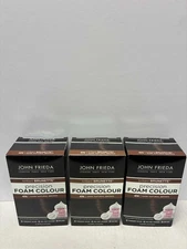 (3) John Frieda Precision Foam Hair Colour, Dark Natural Brown 4N