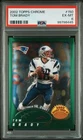 2002 Topps Chrome TOM BRADY Weekly Wrap Up #150 Patriots PSA 6
