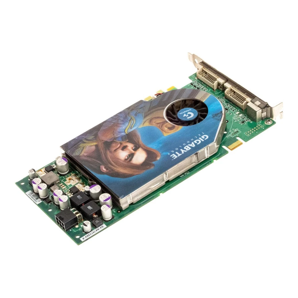 Graphic Card GIGABYTE Nvidia Geforce 7800 Gt 256MB GV-NX78T256V-B Pcie x16 - Image 2 of 3