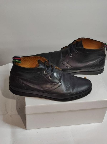 Men Paul Smith Loafers Black Leather 41