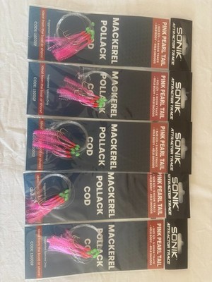 5 Sonik Pink Pearl Tail Sea Rigs