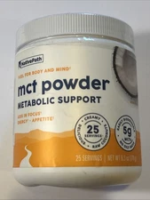 NativePath MCT Oil Coconut Powder, Energy, Keto, 25 Servings, Exp 01/27