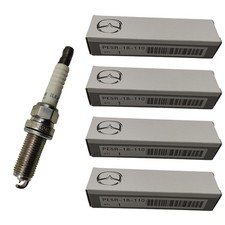 4X New MAZDA OEM Spark Plug Set of 4 PE5R-18-110 ILKAR7L11 For CX-3 CX-5 CX-30