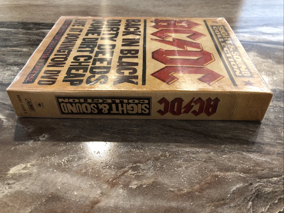 AC/DC Sight & Sound Collection Box Set CD DVD New Sealed 3 Disc Set Donnington!! - Image 3 of 4