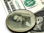 CIVIL WAR Era *AMERICAN YOUNG MAN DAGUERREOTYPE* TINTED 1.5" Rare Locket Format
