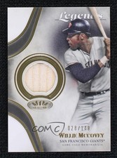 2021 Topps Tier One Legends Relics 28/149 Willie McCovey #T1LR-WMC HOF 9su