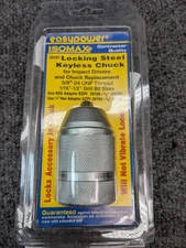Easy Power Isomax Model 30197 Locking Steel Keyless Chuck New