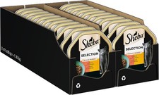 SHEBA Schale Nassfutter für Katzen Selection in Sauce mit Rind und Truthahn 2 x